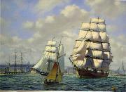 Seascape, boats, ships and warships. 54 unknow artist